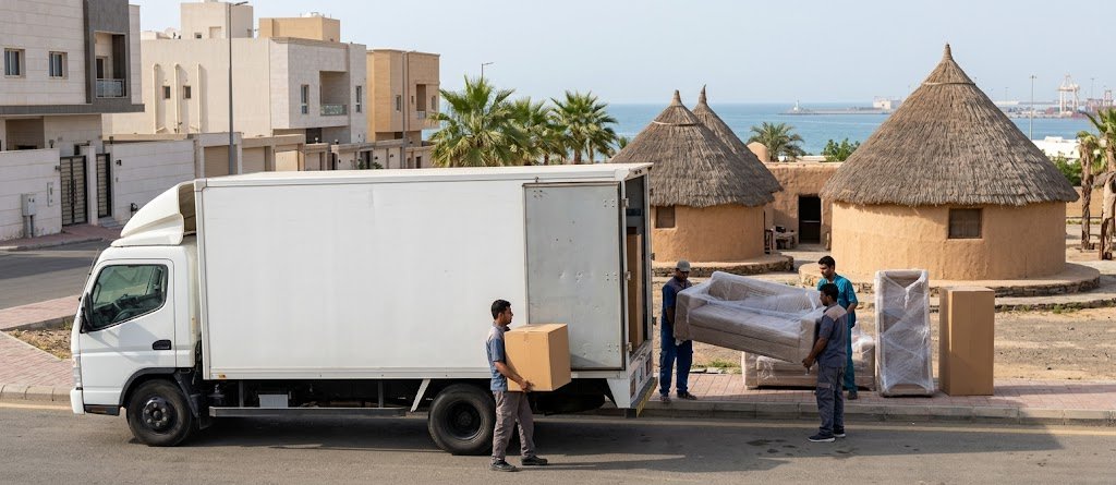 شركة نقل العفش حي السر بجازان لخدمات الفك والتغليف الشامل بأقل التكاليف