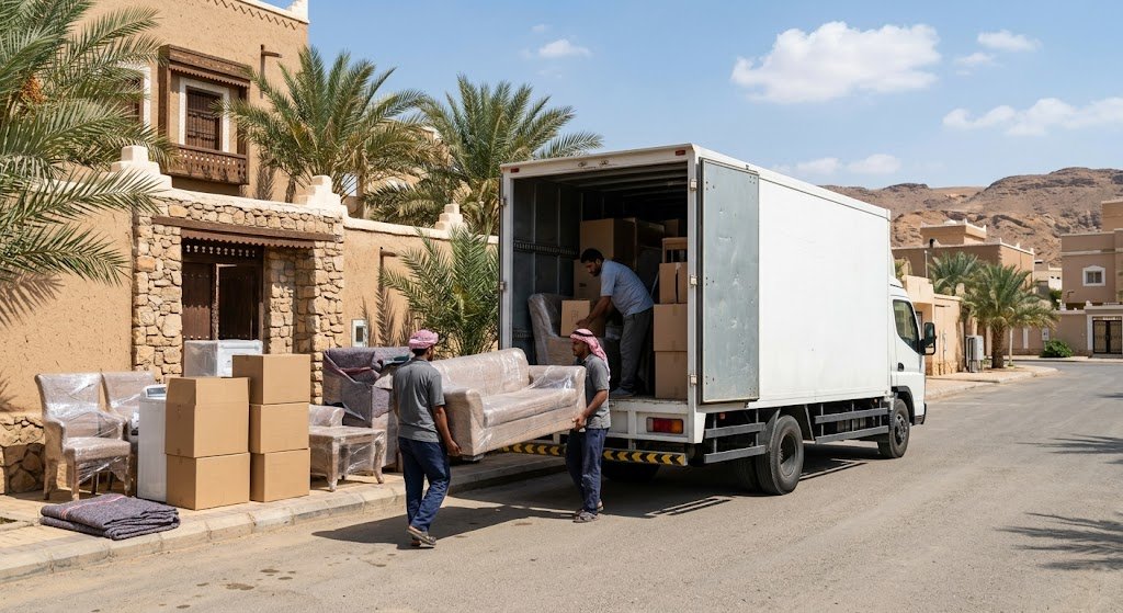 أرخص شركة نقل عفش الشعفوليه بجازان مع ضمان الفك والتغليف المزدوج
