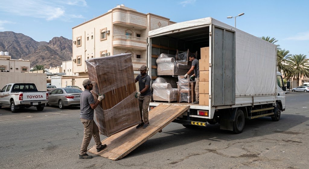 نقل عفش الزاويه جازان
